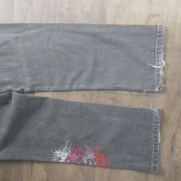 COOGI AUSTRALIA EMBROIDERD STRAIGHT LEG GRAY JEANS MENS 36WX34L - Picture 5 of 15